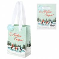 Пакет подарочный (1 штука) новогодний 11х6х15 см "Simple magic", ламинация, ЗОЛОТАЯ СКАЗКА, 592450 Пакет подарочный (1 штука) новогодний 11х6х15 см "Simple magic", ламинация, ЗОЛОТАЯ СКАЗКА, 592450