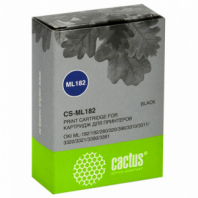 Картридж матричный CACTUS (CS-ML182) для Oki ML-182/192/280/320/390, черный Картридж матричный CACTUS (CS-ML182) для Oki ML-182/192/280/320/390, черный