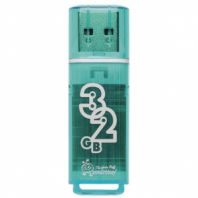 Флеш-диск 32 GB, SMARTBUY Glossy, USB 2.0, зеленый, SB32GBGS-G Флеш-диск 32 GB, SMARTBUY Glossy, USB 2.0, зеленый, SB32GBGS-G