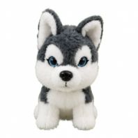 Игрушка мягкая "Хаски", 26 см, цвет серый, WOOZOO (ВУЗУ), 666776 Игрушка мягкая "Хаски", 26 см, цвет серый, WOOZOO (ВУЗУ), 666776