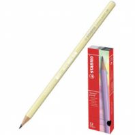 Карандаш чернографитный STABILO, 1 шт., "Schwan Pastel", HB, корпус пастельный желтый, 421/HB-1 Карандаш чернографитный STABILO, 1 шт., "Schwan Pastel", HB, корпус пастельный желтый, 421/HB-1