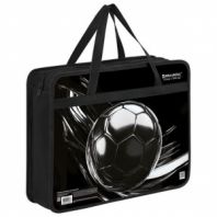 Папка на молнии с ручками BRAUBERG А4, 1 отделение, пластик, 80 мм, "Metal ball", 274499