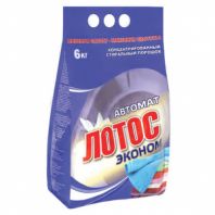 Стиральный порошок автомат 6 кг ЛОТОС "Эконом", для всех типов тканей Стиральный порошок автомат 6 кг ЛОТОС "Эконом", для всех типов тканей