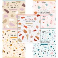 Тетрадь А5, 96 л., BRAUBERG, скоба, клетка, TWIN-лак, "Natura Terrazzo", 404431 Тетрадь А5, 96 л., BRAUBERG, скоба, клетка, TWIN-лак, "Natura Terrazzo", 404431