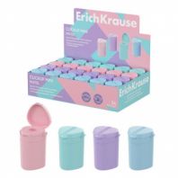 Точилка ERICH KRAUSE "ClickUp Mini Pastel", с контейнером, пластиковая, корпус ассорти, 60064 Точилка ERICH KRAUSE "ClickUp Mini Pastel", с контейнером, пластиковая, корпус ассорти, 60064