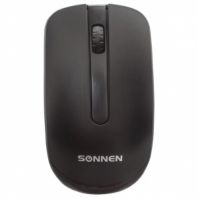 Мышь беспроводная SONNEN M-3032, USB, 1200 dpi, 2 кнопки + 1 колесо-кнопка, оптическая, черная, 512640 Мышь беспроводная SONNEN M-3032, USB, 1200 dpi, 2 кнопки + 1 колесо-кнопка, оптическая, черная, 512640