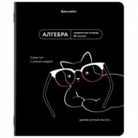 Тетрадь предметная МЕМЫ 48 л., TWIN-лак, АЛГЕБРА, клетка, подсказки, BRAUBERG, 405096 Тетрадь предметная МЕМЫ 48 л., TWIN-лак, АЛГЕБРА, клетка, подсказки, BRAUBERG, 405096