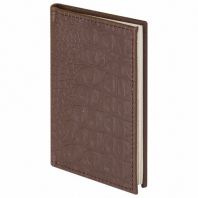 Телефонная книжка МАЛЫЙ ФОРМАТ (80х130 мм) А7, BRAUBERG "Cayman", под крокодиловую кожу, 56 л., вырубной алфавит, коричневая, 125135 Телефонная книжка МАЛЫЙ ФОРМАТ (80х130 мм) А7, BRAUBERG "Cayman", под крокодиловую кожу, 56 л., вырубной алфавит, коричневая, 125135