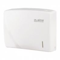 Диспенсер для полотенец LAIMA PROFESSIONAL ORIGINAL (Система H2), Z-сложения, белый, ABS-пластик, 605759