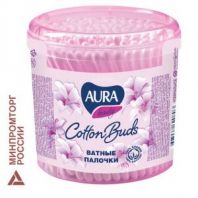 Ватные палочки КОМПЛЕКТ 200 шт., AURA, пластиковый стакан, 20803, 13144 Ватные палочки КОМПЛЕКТ 200 шт., AURA, пластиковый стакан, 20803, 13144