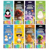 Карандаши цветные мягкие FUNSTER (ФАНСТЕР), АССОРТИ 8 ДИЗАЙНОВ, 12 цветов, трехгранные, натуральное дерево, 182158 Карандаши цветные мягкие FUNSTER (ФАНСТЕР), АССОРТИ 8 ДИЗАЙНОВ, 12 цветов, трехгранные, натуральное дерево, 182158