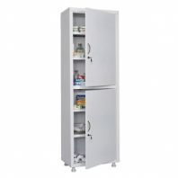 Шкаф медицинский 1-створчатый HILFE "МД 1 1760/SS" 1850х600х400 мм, белый, S26199204009 Шкаф медицинский 1-створчатый HILFE "МД 1 1760/SS" 1850х600х400 мм, белый, S26199204009