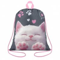 Мешок для обуви BRAUBERG KIDS, с петлей, 42х34 см, "Purr cat", 274640