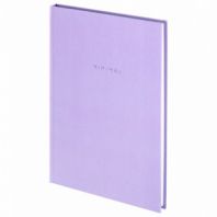 Блокнот БОЛЬШОЙ ФОРМАТ 200х290 мм, А4, 80 л., твердый, клетка, BRAUBERG "Minimal", сиреневый, 116434 Блокнот БОЛЬШОЙ ФОРМАТ 200х290 мм, А4, 80 л., твердый, клетка, BRAUBERG "Minimal", сиреневый, 116434