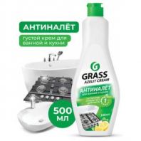 Крем чистящий универсальный для ванной и кухни 500 мл, GRASS AZELIT, отбеливающий, 125759 Крем чистящий универсальный для ванной и кухни 500 мл, GRASS AZELIT, отбеливающий, 125759