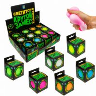 Игрушка-антистресс "Крутой замес" шар, диаметр 7 см, ассорти, дисплей, 1TOY Игрушка-антистресс "Крутой замес" шар, диаметр 7 см, ассорти, дисплей, 1TOY