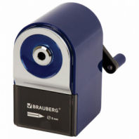 Точилка механическая BRAUBERG "ORIGINAL", для чернографитных и цветных карандашей, крепление к столу, корпус синий, 228480 Точилка механическая BRAUBERG "ORIGINAL", для чернографитных и цветных карандашей, крепление к столу, корпус синий, 228480