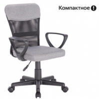 Кресло подростковое КОМПАКТНОЕ BRABIX "Jet MG-315", серое, 531840 Кресло подростковое КОМПАКТНОЕ BRABIX "Jet MG-315", серое, 531840