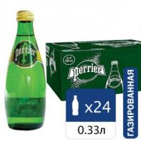 Вода ГАЗИРОВАННАЯ минеральная PERRIER, 0,33 л, ФРАНЦИЯ, стеклянная бутылка, УТ-00004097 Вода ГАЗИРОВАННАЯ минеральная PERRIER, 0,33 л, ФРАНЦИЯ, стеклянная бутылка, УТ-00004097