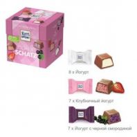 Шоколадные конфеты RITTER SPORT "JOGHURT SCHATZ", набор 3 вкуса, 22 конфеты, 176 г Шоколадные конфеты RITTER SPORT "JOGHURT SCHATZ", набор 3 вкуса, 22 конфеты, 176 г