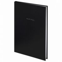Блокнот БОЛЬШОЙ ФОРМАТ 200х290 мм, А4, 80 л., твердый, клетка, BRAUBERG "Minimal", черный, 116432 Блокнот БОЛЬШОЙ ФОРМАТ 200х290 мм, А4, 80 л., твердый, клетка, BRAUBERG "Minimal", черный, 116432