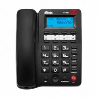 Телефон RITMIX RT-550 black, АОН, спикерфон, память 100 номеров, тональный / импульсный режим, черный, 80001483 Телефон RITMIX RT-550 black, АОН, спикерфон, память 100 номеров, тональный / импульсный режим, черный, 80001483