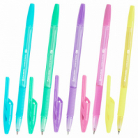 Ручка шариковая с грипом BRAUBERG "ULTRA GT PASTEL", СИНЯЯ, корпус ассорти, линия 0,35 мм, 144053 Ручка шариковая с грипом BRAUBERG "ULTRA GT PASTEL", СИНЯЯ, корпус ассорти, линия 0,35 мм, 144053