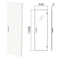 Дверь СТЕКЛО, средняя, "Канц", 346х5х1098 мм, БЕЗ ФУРНИТУРЫ, ДК35 Дверь СТЕКЛО, средняя, "Канц", 346х5х1098 мм, БЕЗ ФУРНИТУРЫ, ДК35