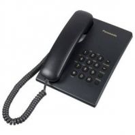 Телефон PANASONIC KX-TS2350RUB, черный, повторный набор, тональный/импульсный режим