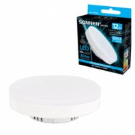 Лампа светодиодная SONNEN EXTRA, 12 (110) Вт, GX53, таблетка, холодный белый, 30000 ч, LED 12W-6500-GX53, 457934 Лампа светодиодная SONNEN EXTRA, 12 (110) Вт, GX53, таблетка, холодный белый, 30000 ч, LED 12W-6500-GX53, 457934