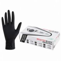 Перчатки нитриловые сверхпрочные с текстурой SFM MEGA TEX BLACK, Германия, 25 пар (50 штук), размер 6-7, S (малый) Перчатки нитриловые сверхпрочные с текстурой SFM MEGA TEX BLACK, Германия, 25 пар (50 штук), размер 6-7, S (малый)