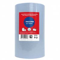 Протирочный нетканый материал HACCPER W 80 "Extra Strong Blue", 400 листов, 32х30 см, 56 г/м2, 930800
