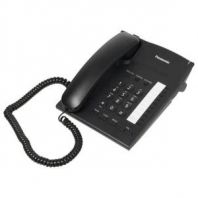 Телефон PANASONIC KX-TS2382RUB, память 10 последних набранных номеров, тональный/импульсный режим, повтор, чёрный