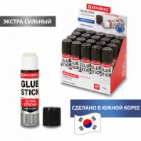 Клей-карандаш BRAUBERG ULTRA STRONG, УСИЛЕННАЯ ФОРМУЛА, 15 г, ЮЖНАЯ КОРЕЯ, 229545 Клей-карандаш BRAUBERG ULTRA STRONG, УСИЛЕННАЯ ФОРМУЛА, 15 г, ЮЖНАЯ КОРЕЯ, 229545