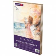 Бумага для акварели А4 60 л., 270 г/м2, мелкое зерно, в коробке, BRAUBERG ART CLASSIC, "Вдохновение", 116887 Бумага для акварели А4 60 л., 270 г/м2, мелкое зерно, в коробке, BRAUBERG ART CLASSIC, "Вдохновение", 116887