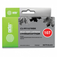 Картридж струйный CACTUS (CS-PFI107MBK) для CANON PF680/685/780/785, матовый черный Картридж струйный CACTUS (CS-PFI107MBK) для CANON PF680/685/780/785, матовый черный