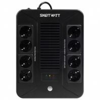 Источник бесперебойного питания SMARTWATT UPS SAFE PRO 1050, 1050 ВА (630 Вт), 8 розеток, 3703020270006