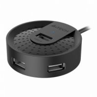 Хаб USB 2.0, 4 порта, черный, A4TECH HUB-20, 1874611 Хаб USB 2.0, 4 порта, черный, A4TECH HUB-20, 1874611