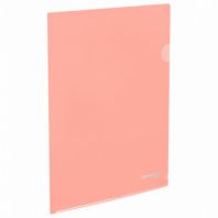Папка-уголок жесткая, непрозрачная, А4, цвет персиковый, 0,15 мм, BRAUBERG PASTEL, 272891 Папка-уголок жесткая, непрозрачная, А4, цвет персиковый, 0,15 мм, BRAUBERG PASTEL, 272891