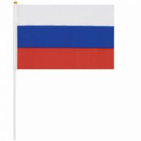 Флаг России ручной 30х45 см, без герба, с флагштоком, BRAUBERG/STAFF, 550182 Флаг России ручной 30х45 см, без герба, с флагштоком, BRAUBERG/STAFF, 550182