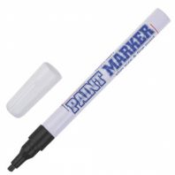Маркер-краска лаковый (paint marker) MUNHWA "Slim", 2 мм, ЧЕРНЫЙ, нитро-основа, алюминиевый корпус, SPM-01 Маркер-краска лаковый (paint marker) MUNHWA "Slim", 2 мм, ЧЕРНЫЙ, нитро-основа, алюминиевый корпус, SPM-01