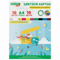 Картон цветной А4 МЕЛОВАННЫЙ ВОЛШЕБНЫЙ, 10 листов, 10 цветов, в папке, BRAUBERG KIDS, 200х290 мм, "Лисенок-пилот", 115157 Картон цветной А4 МЕЛОВАННЫЙ ВОЛШЕБНЫЙ, 10 листов, 10 цветов, в папке, BRAUBERG KIDS, 200х290 мм, "Лисенок-пилот", 115157
