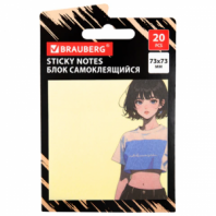 Блок самоклеящийся (стикеры) BRAUBERG ANIME, 73х73 мм, 20 листов, 116709 Блок самоклеящийся (стикеры) BRAUBERG ANIME, 73х73 мм, 20 листов, 116709