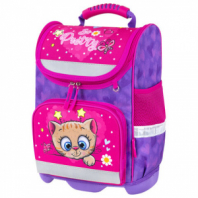 Ранец ЮНЛАНДИЯ WISE, 1 отделение, 3 кармана, устойчивое дно, "Pretty kitty", 37x29х15 см, 271395 Ранец ЮНЛАНДИЯ WISE, 1 отделение, 3 кармана, устойчивое дно, "Pretty kitty", 37x29х15 см, 271395