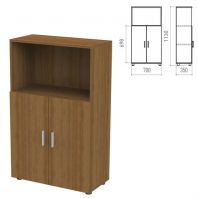 Шкаф полузакрытый "Канц", 700х350х1130 мм, цвет орех пирамидальный (КОМПЛЕКТ) Шкаф полузакрытый "Канц", 700х350х1130 мм, цвет орех пирамидальный (КОМПЛЕКТ)