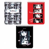 Блокнот МАЛЫЙ ФОРМАТ А6, 108х145 мм, 40 л., гребень, картон, клетка, BRAUBERG, "Anime emotions", 114392