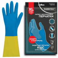 Перчатки латексно-неопреновые КЩС, ULTRA NEOPRENE, химически устойчивые, размер 10-10,5 XL (очень большой), RABBITEX (РАББИТЕКС), 701116 Перчатки латексно-неопреновые КЩС, ULTRA NEOPRENE, химически устойчивые, размер 10-10,5 XL (очень большой), RABBITEX (РАББИТЕКС), 701116