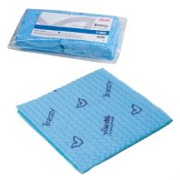 Салфетка VILEDA PROFESSIONAL "Бризи", КОМПЛЕКТ 25 шт., объемное микроволокно, голубая, 35х35 см, 161616 Салфетка VILEDA PROFESSIONAL "Бризи", КОМПЛЕКТ 25 шт., объемное микроволокно, голубая, 35х35 см, 161616