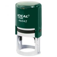 Оснастка для печатей оттиск D=42 мм, синий, TRODAT IDEAL 46042 P2, корпус ИЗУМРУДНЫЙ, с крышкой, подушка, 191407 Оснастка для печатей оттиск D=42 мм, синий, TRODAT IDEAL 46042 P2, корпус ИЗУМРУДНЫЙ, с крышкой, подушка, 191407