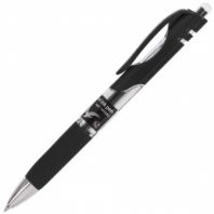 Ручка гелевая автоматическая с грипом BRAUBERG "Black Jack", ЧЕРНАЯ, трехгранная, узел 0,7 мм, линия письма 0,5 мм, 141552 Ручка гелевая автоматическая с грипом BRAUBERG "Black Jack", ЧЕРНАЯ, трехгранная, узел 0,7 мм, линия письма 0,5 мм, 141552